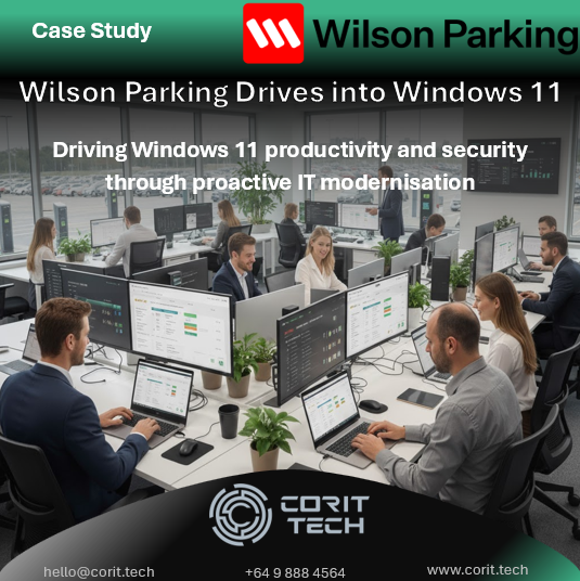 Wilson parking drives into windows 11