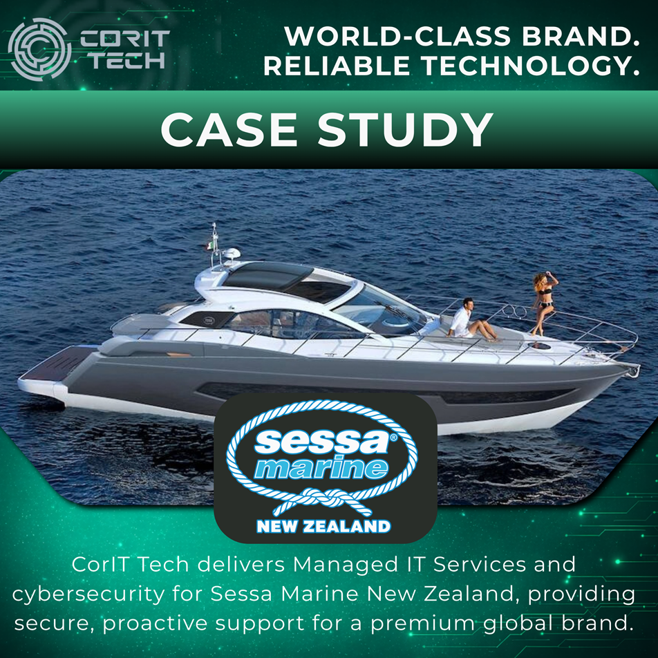 Sessa Marine New Zealand | Managed IT & Cybersecurity Case Study | CorIT Tech