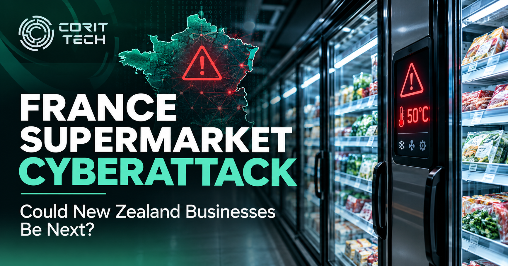 France supermarket cyberattack